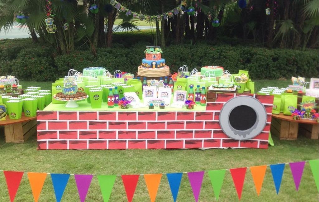 Παιδικό πάρτι με θέμα τα χελονονιντζάκια - Ιδέες διακόσμησης και τούρτας