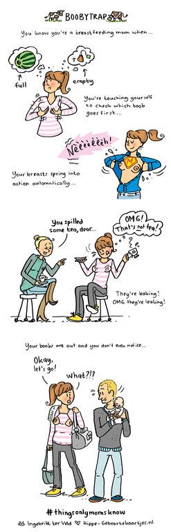 Η ζωή μίας νέας μαμάς μέσα από αστεία, αλλά τόσο αληθινά, σκίτσα