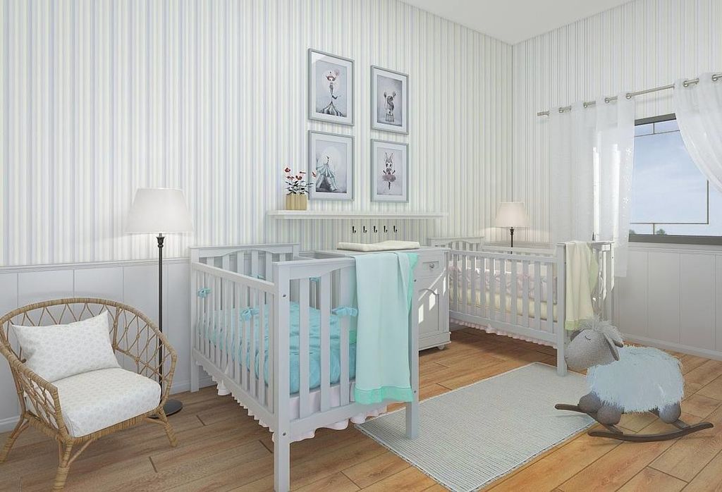 Βρεφικό δωμάτιο για δίδυμα: Πρακτικές ιδέες που θα σας βολέψουν