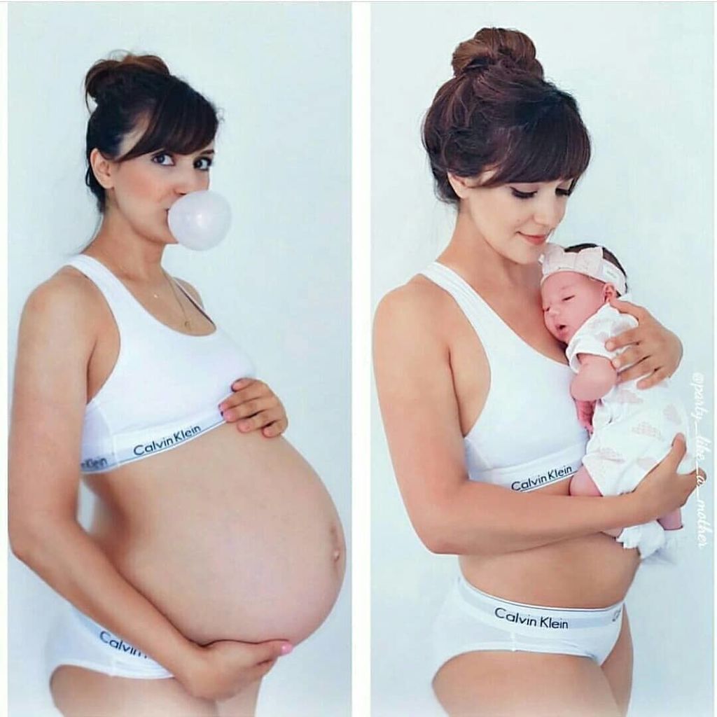 Mανούλες φωτογραφίζονται πριν και μετά την γέννα με το ίδιο look (pics)