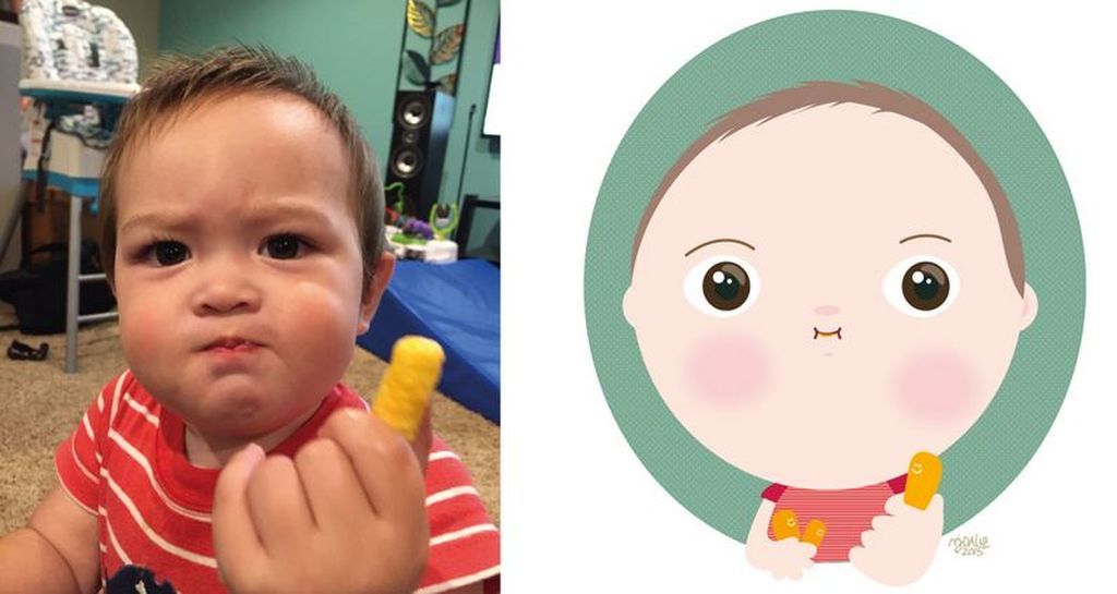 Φωτογραφίες παιδιών μετατρέπονται σε πανέμορφα σκίτσα που θα σας καταπλήξουν! (pics)