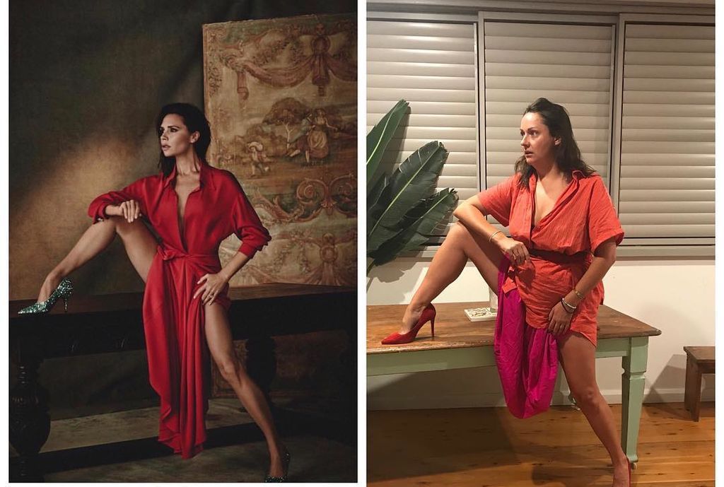 Αυτή η γυναίκα αντιγράφει φωτογραφίες διασήμων και μας αποκαλύπτει την "ωμή" πραγματικότητα