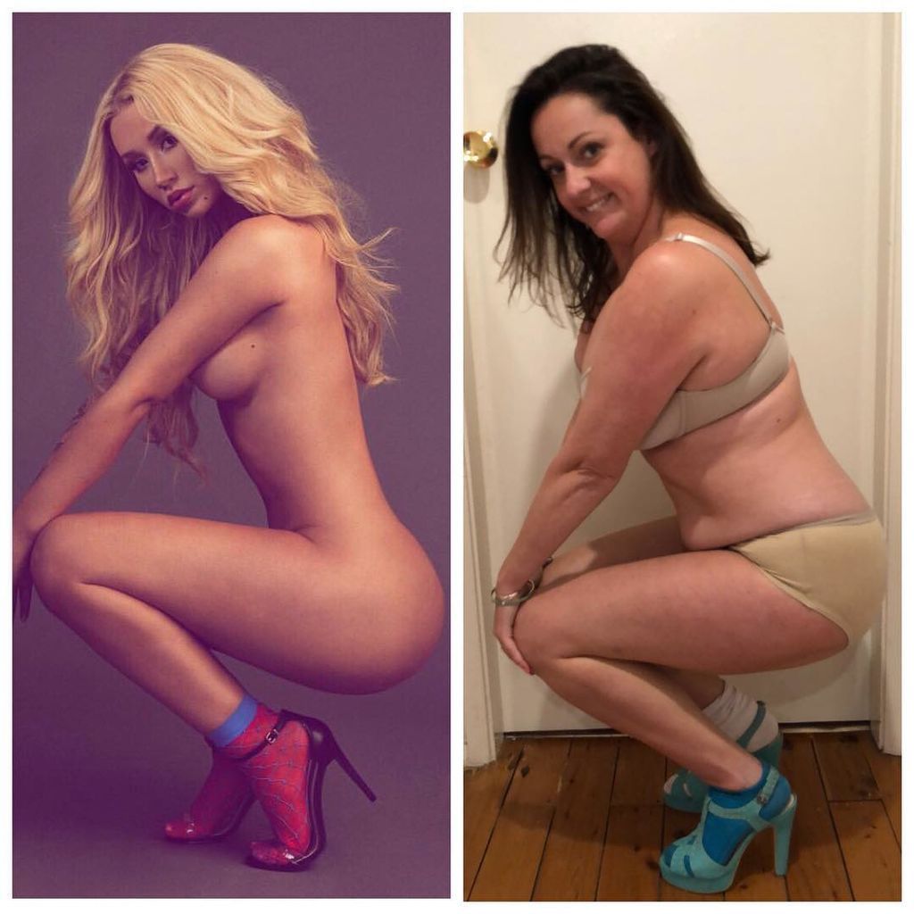 Αυτή η γυναίκα αντιγράφει φωτογραφίες διασήμων και μας αποκαλύπτει την "ωμή" πραγματικότητα