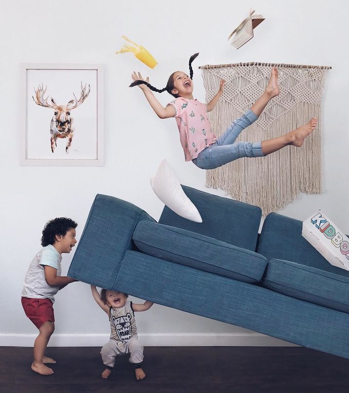 Αυτή η μαμά βγάζει φανταστικές φωτογραφίες με τη βοήθεια των παιδιών της (pics) 