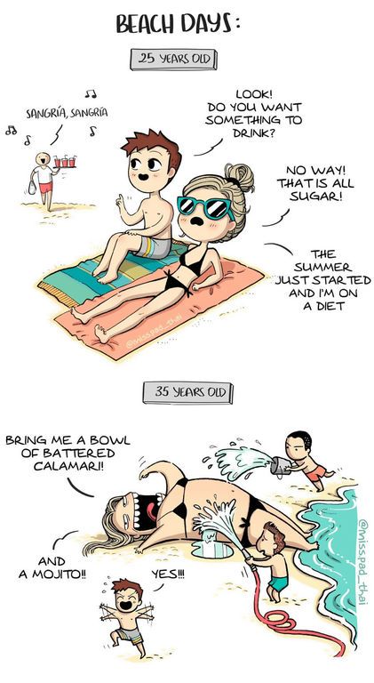 Πώς αλλάζει η ζωή ενός ζευγαριού με τα χρόνια, μέσα από αστεία σκίτσα ( pics) 