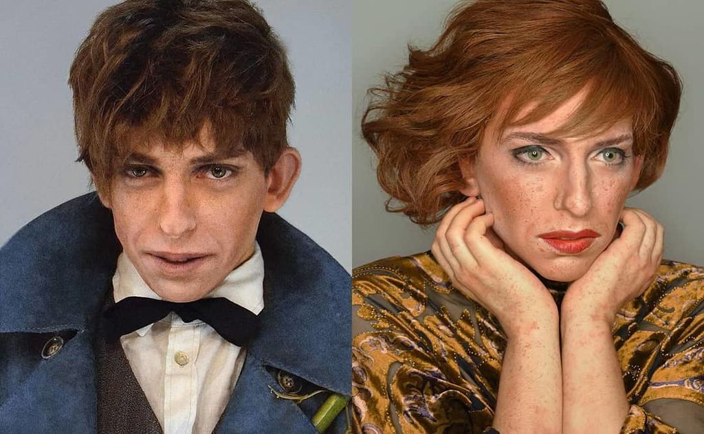 Κατάφερε να "μεταμορφωθεί" μαζί με τη γιαγιά του σε χαρακτήρες της Pixar (pics)