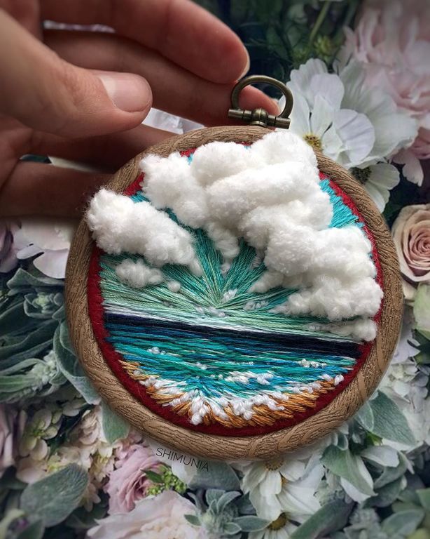 Τα κεντήματά της είναι πρωτότυπα, πολύχρωμα και εντυπωσιακά (pics) 