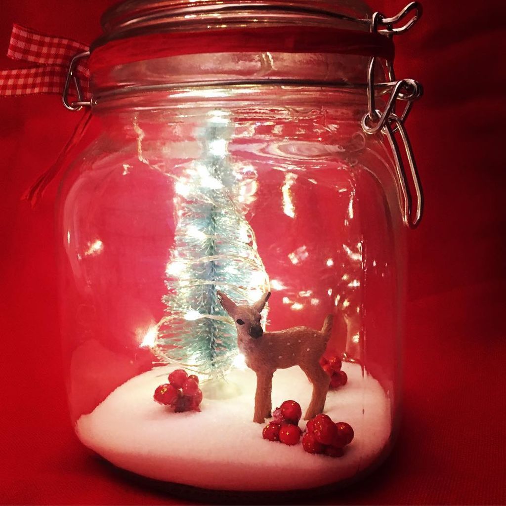 Υπέροχες χριστουγεννιάτικες γυάλες που μπορείτε να φτιάξετε για να διακοσμήσετε το σπίτι σας (pics)