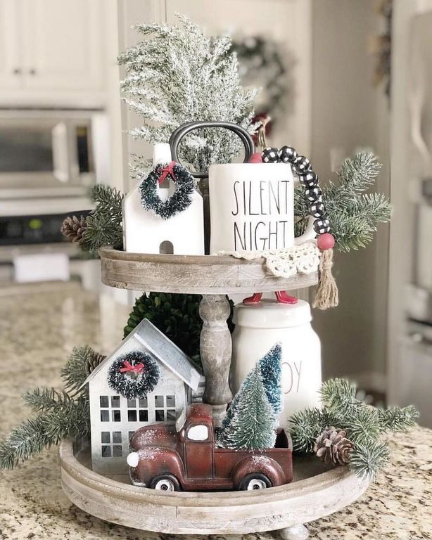 Ιδέες για να διακοσμήσετε υπέροχους χριστουγεννιάτικους δίσκους (pics)