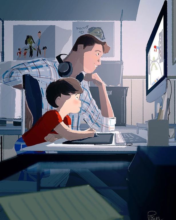 Μήπως αυτά τα σκίτσα σας θυμίζουν τη δική σας οικογένεια; (pics)