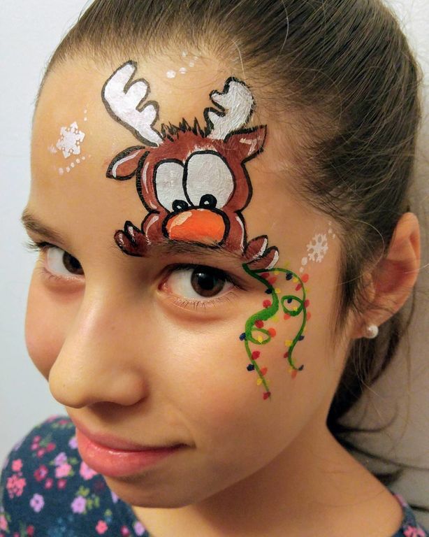 Μοναδικές ιδέες για γιορτινά σχέδια face painting για παιδιά (pics) 