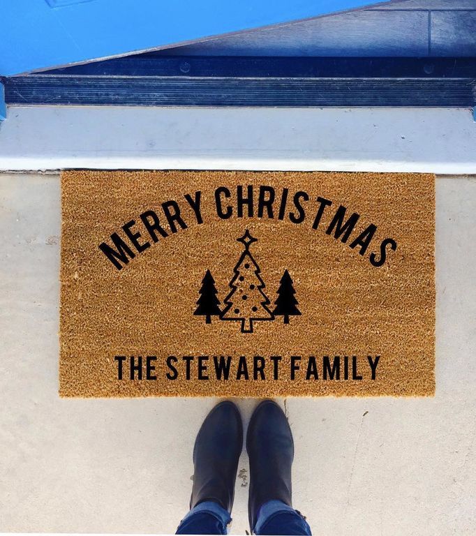 Καλωσορίστε τους καλεσμένους σας με γιορτινά χαλάκια εισόδου! (pics) 