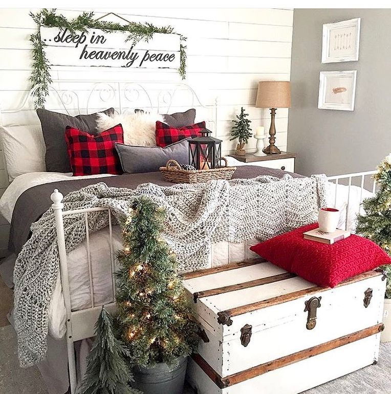 Ιδέες για να στολίσετε χριστουγεννιάτικα την κρεβατοκάμαρά σας (pics)