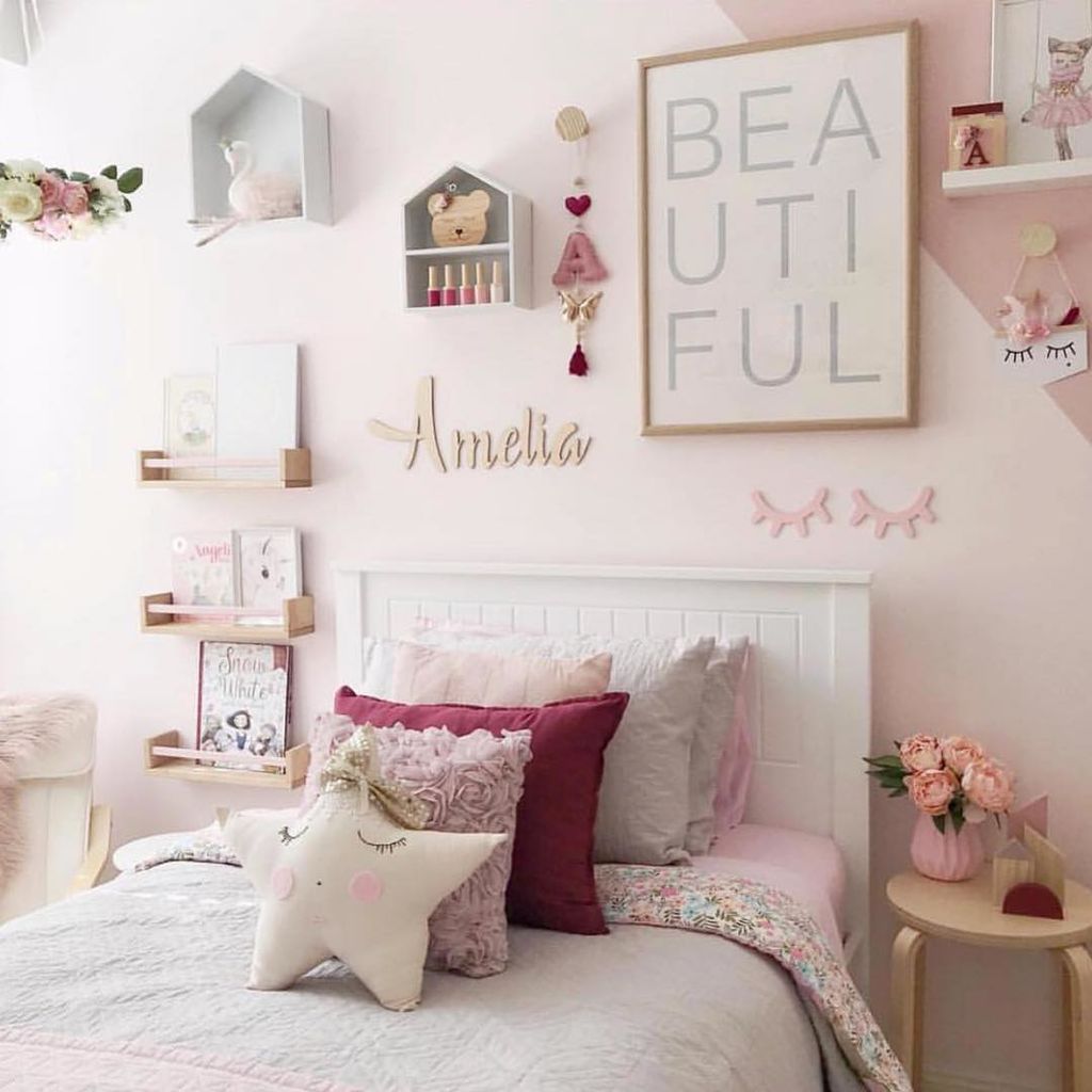 Αποχρώσεις του ροζ: Ιδέες διακόσμησης για το κοριτσίστικο δωμάτιο (pics)