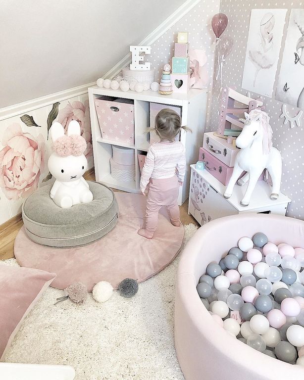 Αποχρώσεις του ροζ: Ιδέες διακόσμησης για το κοριτσίστικο δωμάτιο (pics)