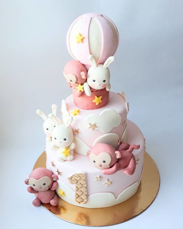 Ιδέες για να διακοσμήσετε την τούρτα των πρώτων γενεθλίων του μωρού σας! (pics)