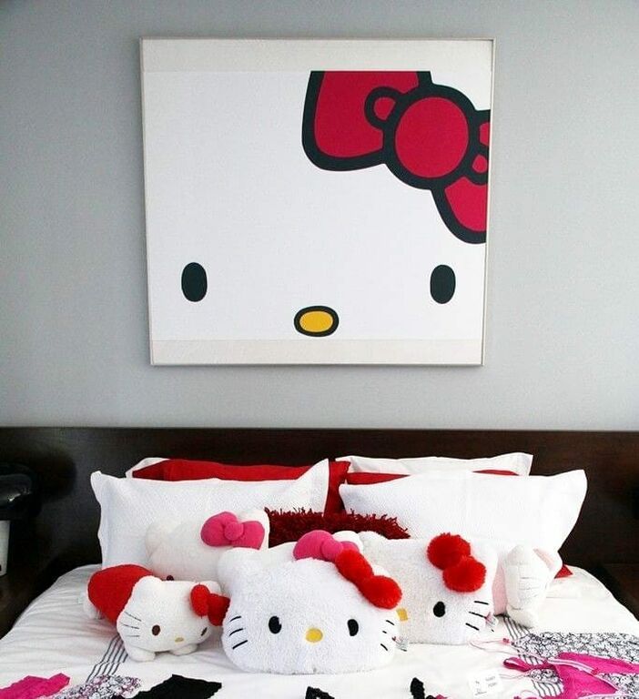 Kello Kitty: Είκοσι ιδέες διακόσμησης του παιδικού δωματίου με την πιο όμορφη γατούλα (pics +vid)