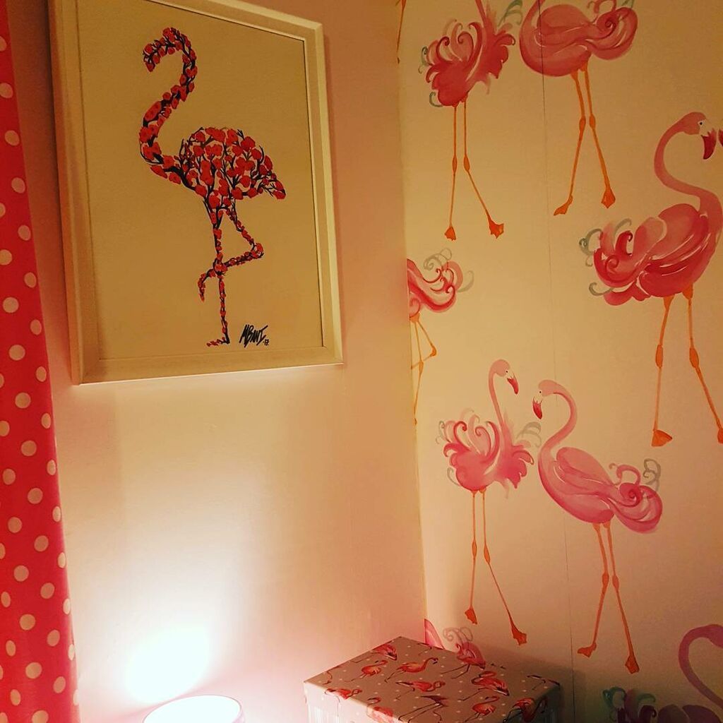 Βάλτε χρώμα στο παιδικό δωμάτιο - Διακοσμήστε το με φλαμίνγκο (pics) 