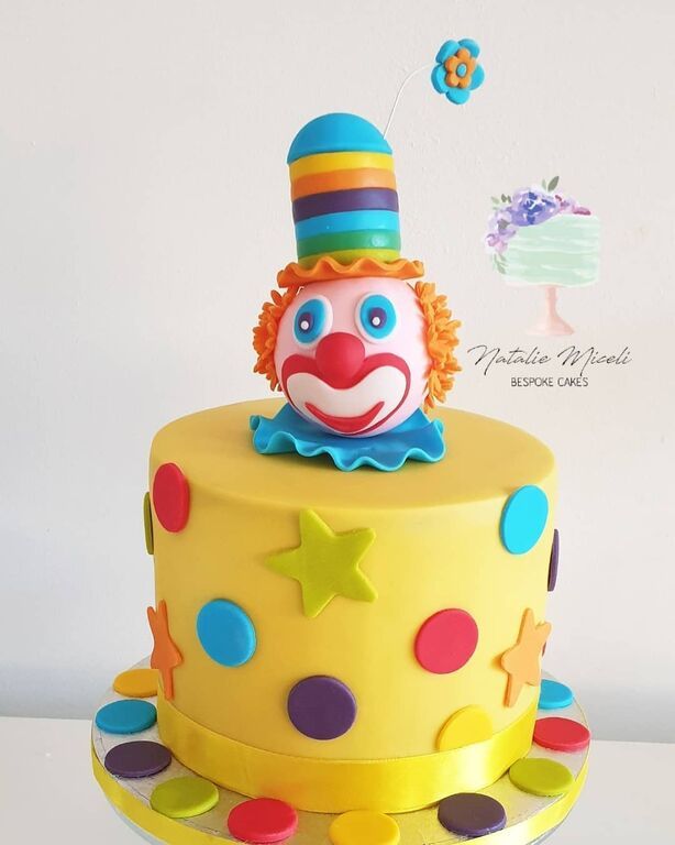 Κλόουν: Ιδέες για να διακοσμήσετε την τούρτα γενεθλίων του παιδιού σας (pics)