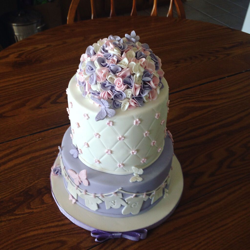 Περιμένετε κορίτσι; Ιδέες για να διακοσμήσετε την τούρτα του baby shower party (pics)