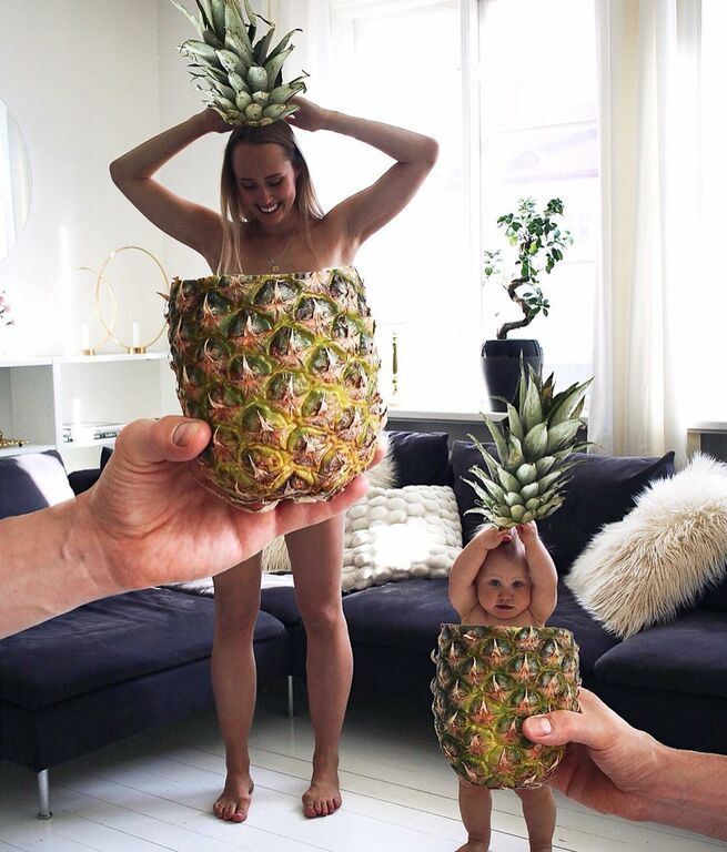 Ντύνονται φρούτα και λαχανικά και φωτογραφίζονται – Δείτε αυτή την απίθανη οικογένεια! (pics) 