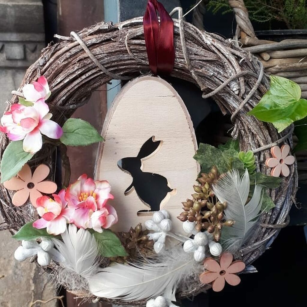 Πασχαλινό στεφάνι: Ιδέες διακόσμησης και πώς να φτιάξετε ένα μόνες σας (pics & vid) 