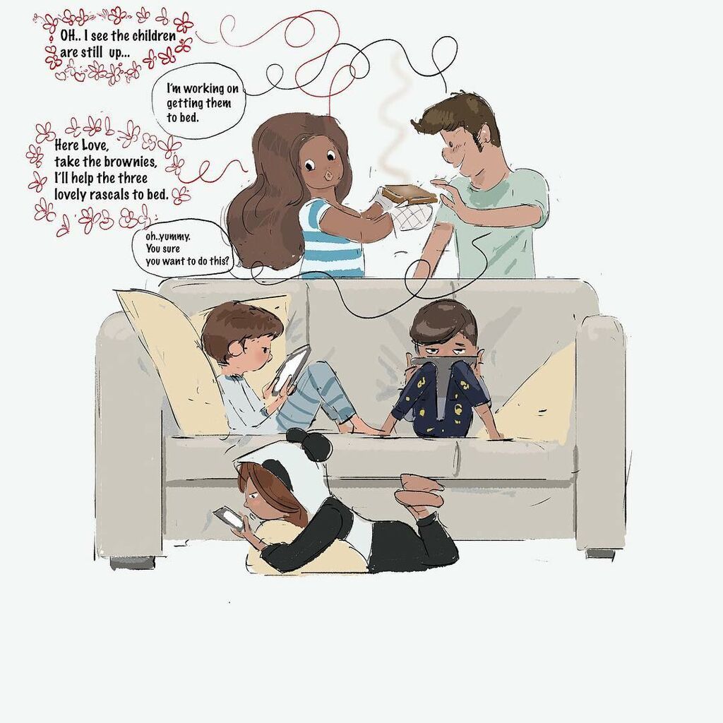 Η περιπέτεια ενός μπαμπά που προσπαθεί να βάλει τα παιδιά για ύπνο μέσα από όμορφα σκίτσα (vid) 