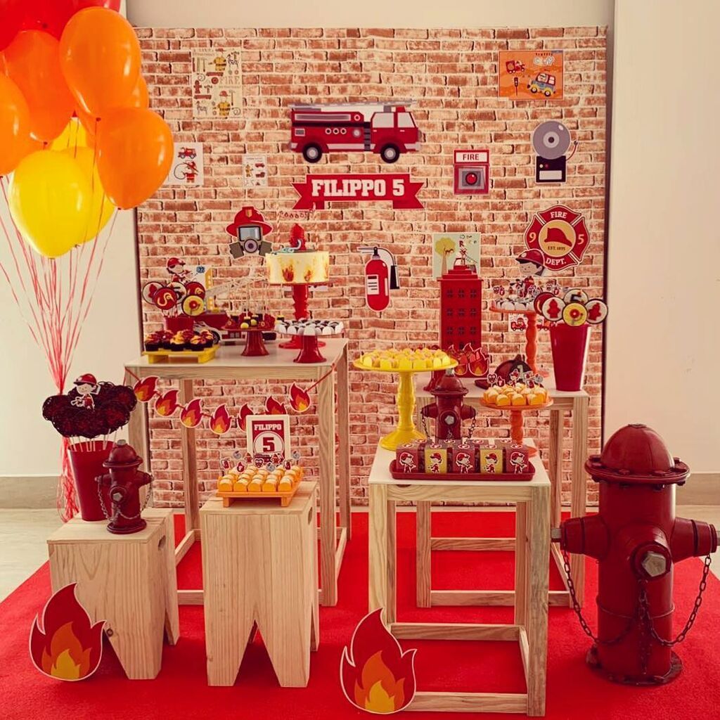 «Όταν μεγαλώσω θέλω να γίνω πυροσβέστης»: Ιδέες για πάρτι γενεθλίων (pics) 