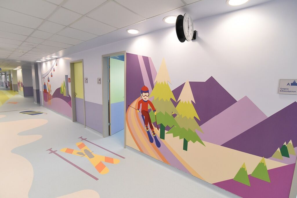 Δείτε πώς ο ΟΠΑΠ μεταμόρφωσε τον 4o όροφο του παιδιατρικού νοσοκομείου «Η Αγία Σοφία» (vid+pics)