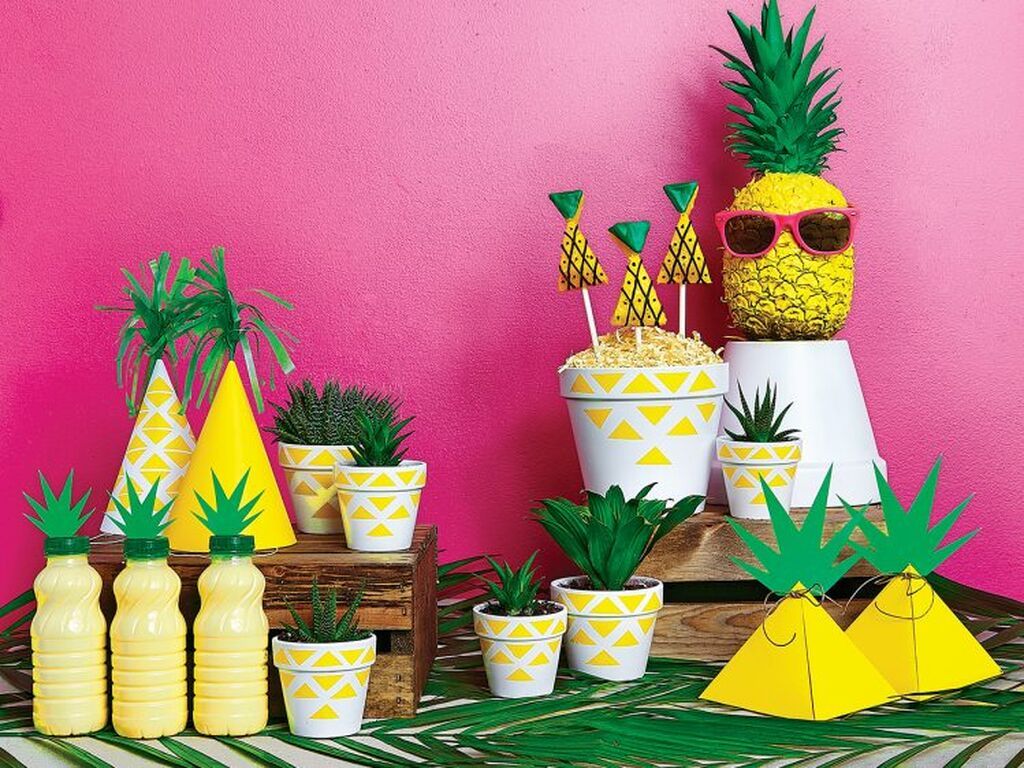 Παιδικό πάρτι με θέμα ένα αγαπημένο καλοκαιρινό φρούτο, τον ανανά