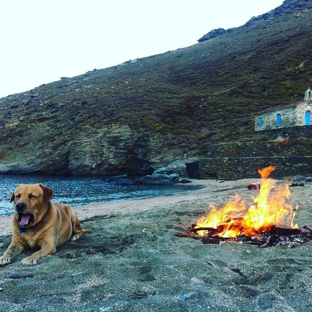 Μάκης Παντζόπουλος: Μας δείχνει όλα όσα λατρεύει η Ελένη και η κόρη του στην Άνδρο (pics)