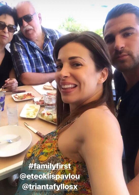 Το Πάσχα είχε δημοσιεύσει ξανά Insta story από το οικογενειακό τραπέζι.