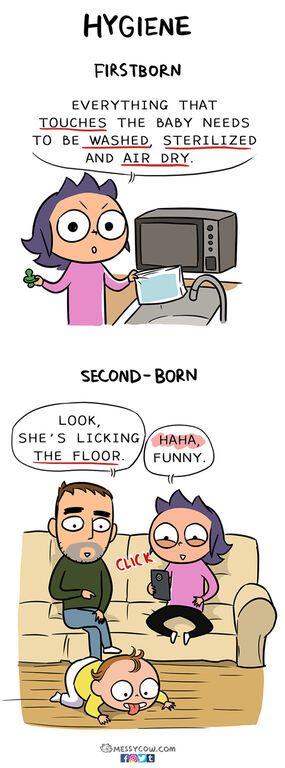 Η αλλαγή στη συμπεριφορά των γονιών μετά την απόκτηση δεύτερου παιδιού μέσα από σκίτσα (pics)