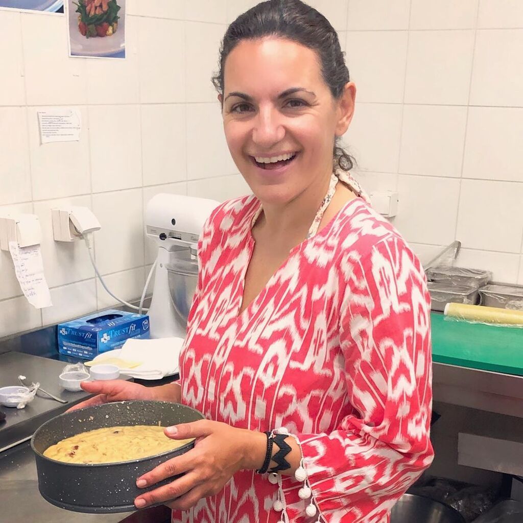 και ετοίμασε μια φανουρόπιτα σύμφωνα με το έθιμο.