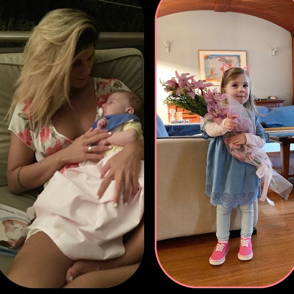 Μοιράζονται στιγμιότυπα με τα πιο σημαντικά πρόσωπα της ζωή τους,  τα παιδιά τους.