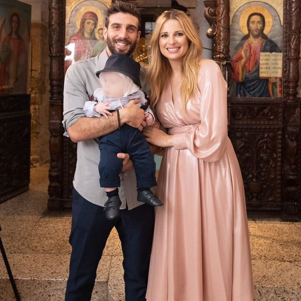 Ο μικρός πήρε το όνομα του πατέρα του συζύγου της, Γιώργου Εφραίμ.