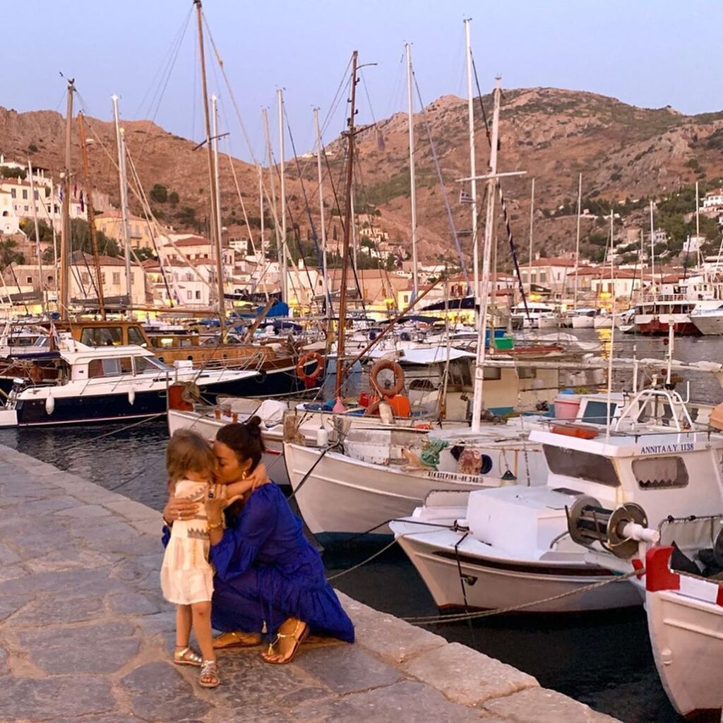 από τις διακοπές τους στην Υδρα, 