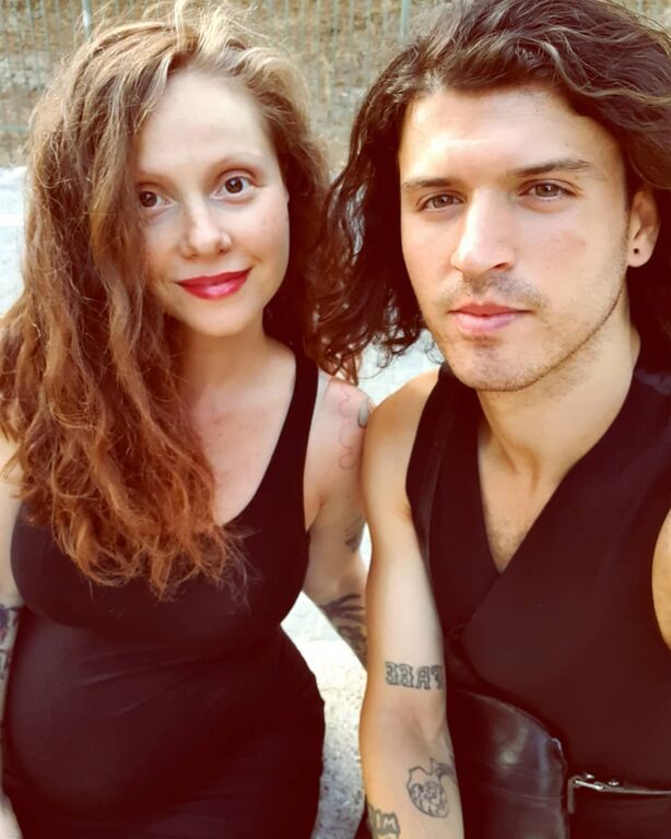 Μία φωτογραφία που έχει ανεβάσει στο Instagram της με τον σύντροφό της και πατέρα του παιδιού της. 