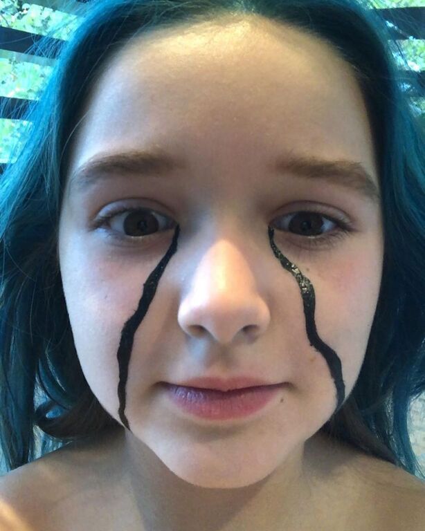 Η μοναχοκόρη της είναι 8 ετών και είναι ένα πολύ γλυκό κοριτσάκι 