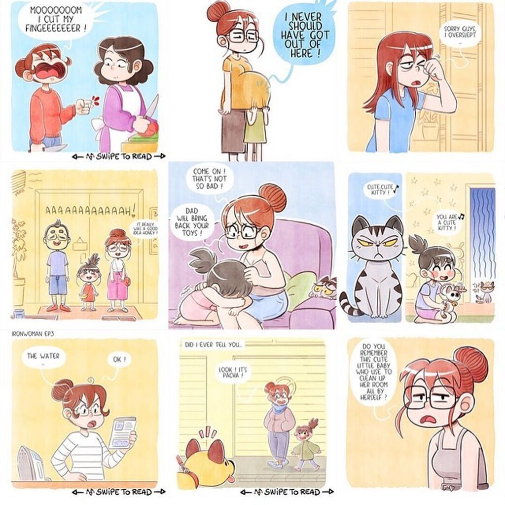 Η οικογενειακή ζωή με μια τρίχρονη κόρη μέσα από απίθανα σκίτσα (pics +vid) 