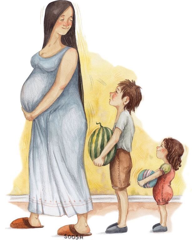 Στιγμές της μητρότητας μέσα από υπέροχα σκίτσα (pics)