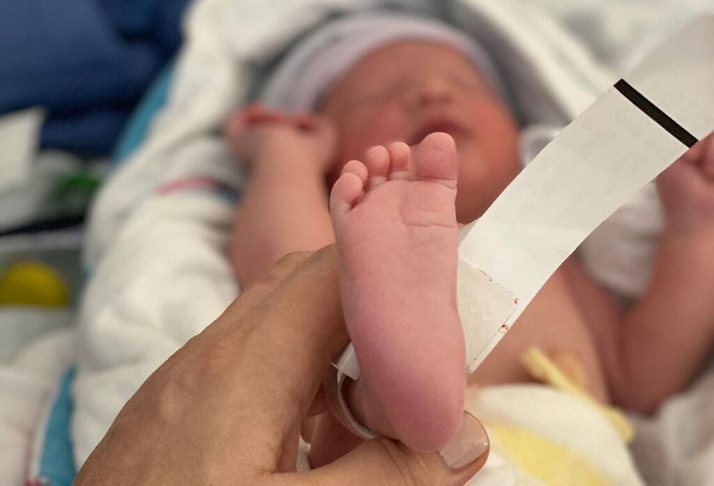 Έφερε στον κόσμο το τρίτο της παιδί στις 2 Φεβρουαρίου