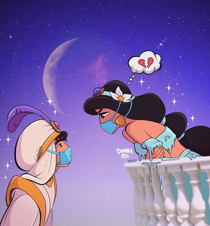 Οι πριγκίπισσες της Disney την εποχή του κορονοϊού - Τα επίκαιρα σκίτσα που αξίζει να δείτε (pics)