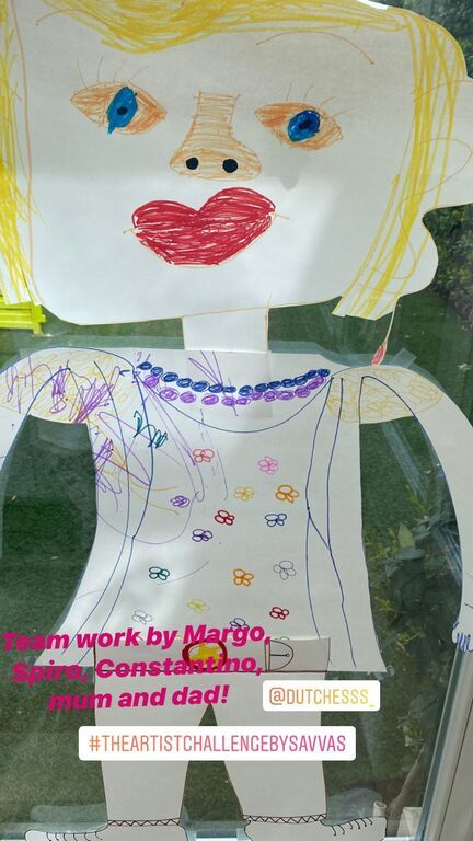 Μαριέττα Χρουσαλά: «Team Work by Margo, Spiro, Constantino, mom and dad»