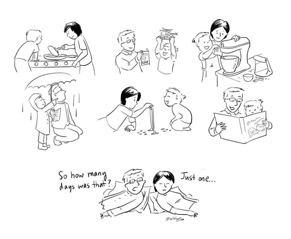 Αυτά τα comic έγιναν viral και αποτυπώνουν την πραγματικότητα της ζωής των γονιών εν μέσω καραντίνας