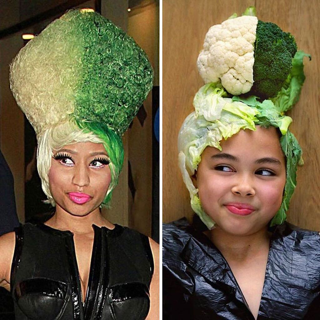 Κοριτσάκι διακωμωδεί τα αστεία ντυσίματα των celebrities & βγάζει τις πιο απίθανες φωτογραφίες