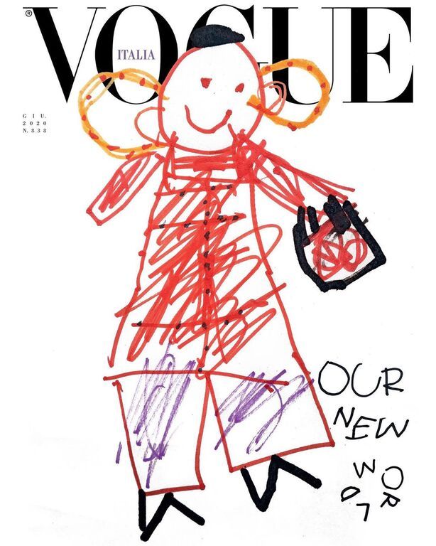 «Ο νέος μας κόσμος»: Παιδιά ζωγραφίζουν τα νέα εξώφυλλα της Ιταλικής Vogue