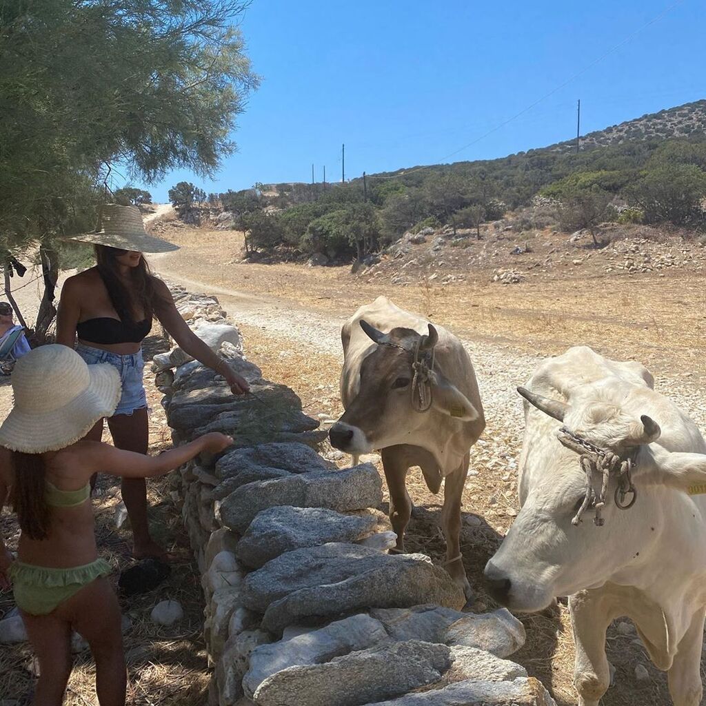 Σταματίνα Τσιμτσιλή: Οι πόζες με τις κόρες της και τον γιο της