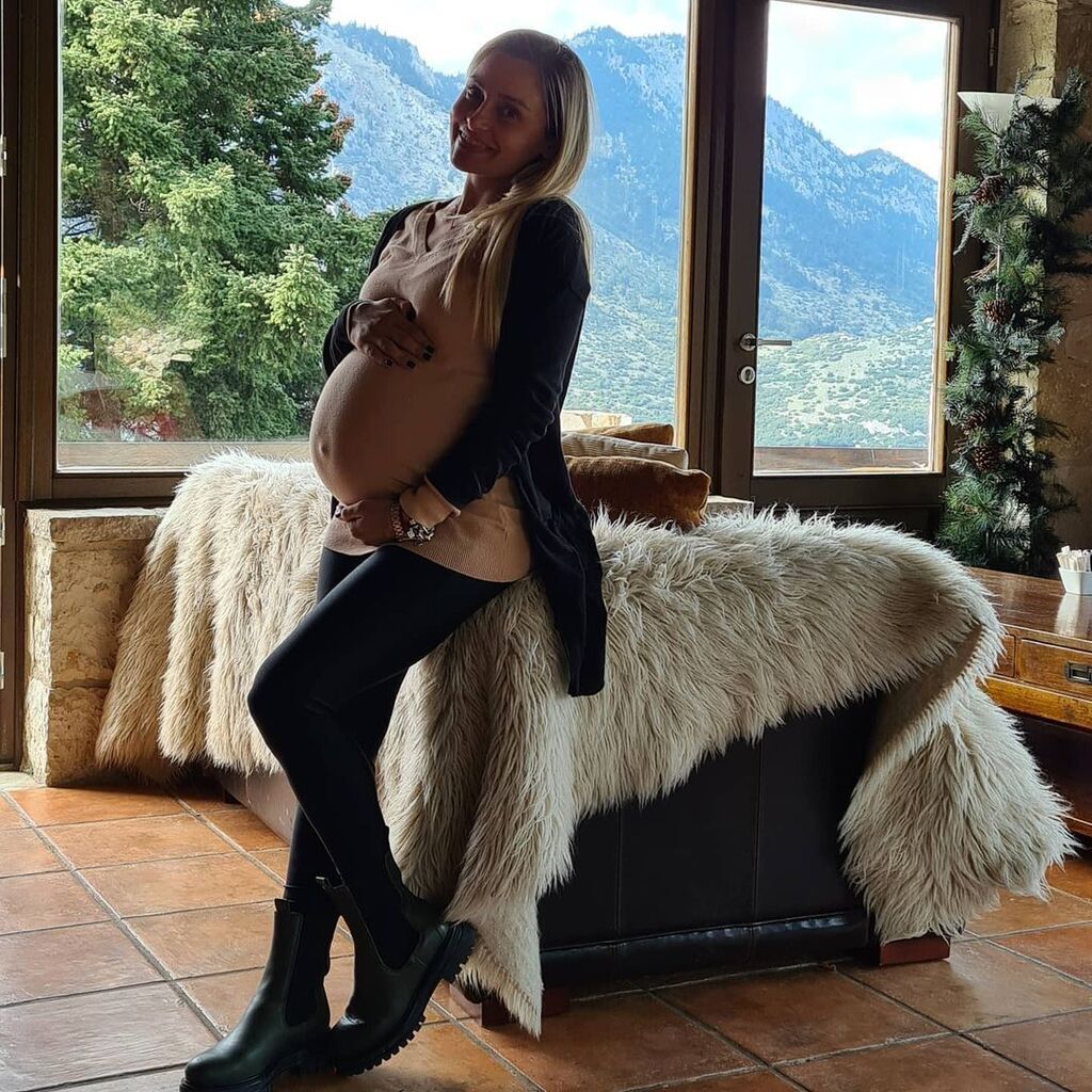 Βασιλική Μιλλούση: Οι φωτογραφίες στο Instagram λίγο πριν γεννήσει