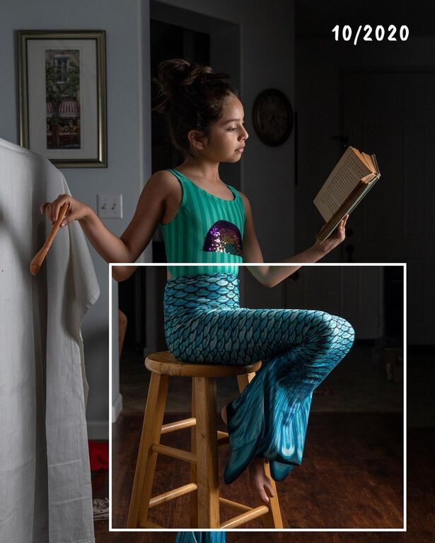 Μαμά μεταμόρφωσε την κόρη της σε γοργόνα και οι φώτο της εντυπωσιάζουν